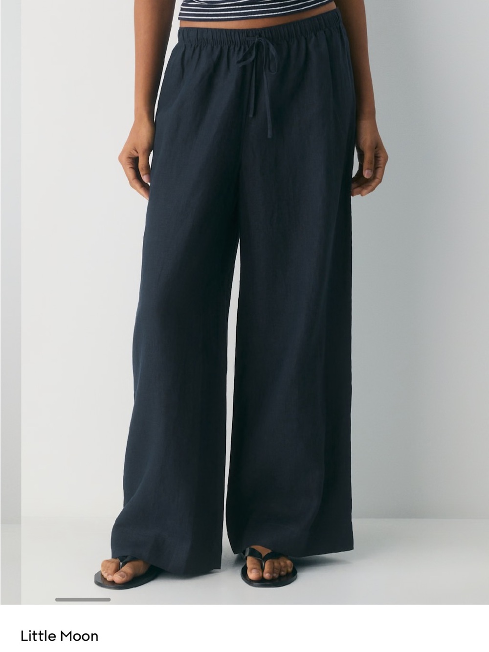 Aritzia Globetrot Linen Pant